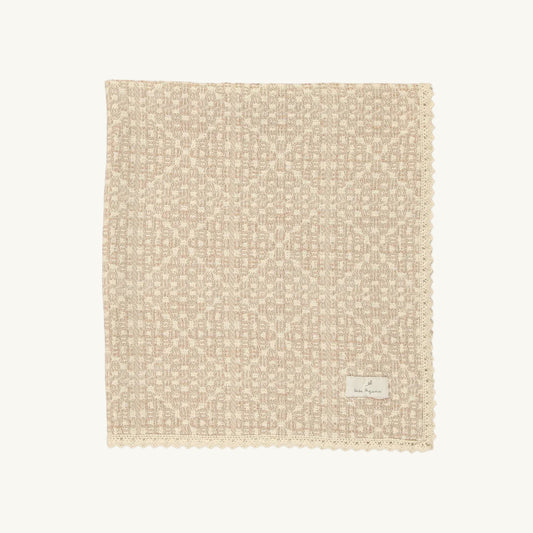 Crochet Blanket Taupe