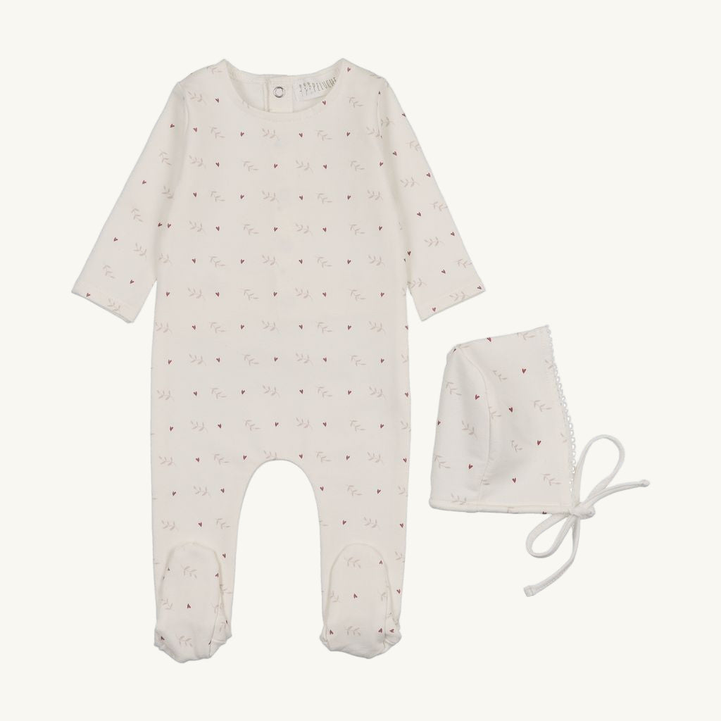 Footie Set Offshoot Teakettle Pink