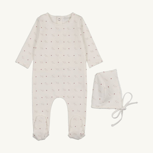 Footie Set Offshoot Teakettle Pink