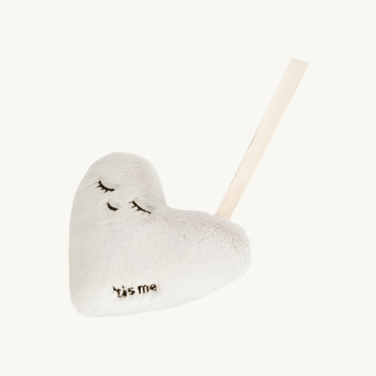 Heart Cream Paci Rattle Holder