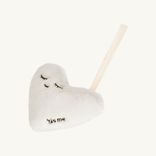 Heart Cream Paci Rattle Holder