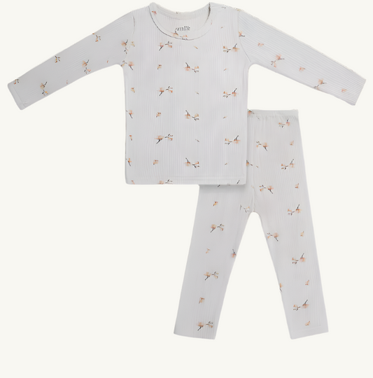 Ribbed Set Blossom Oat
