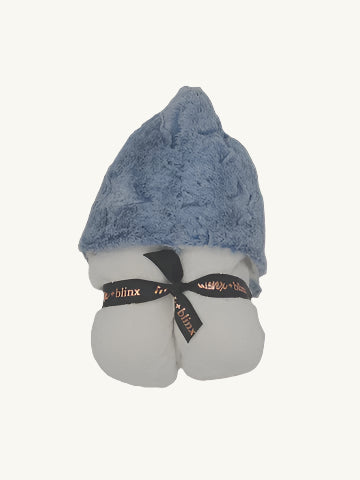 Frosted Denim Stars Hooded Towel