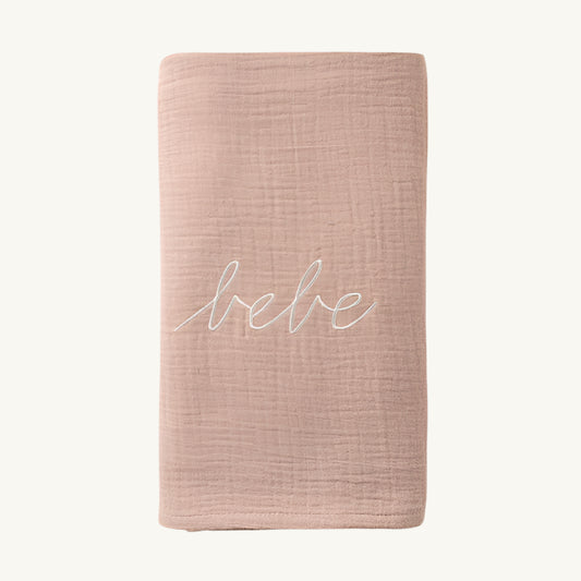 Pink Gauze Bebe Swaddle