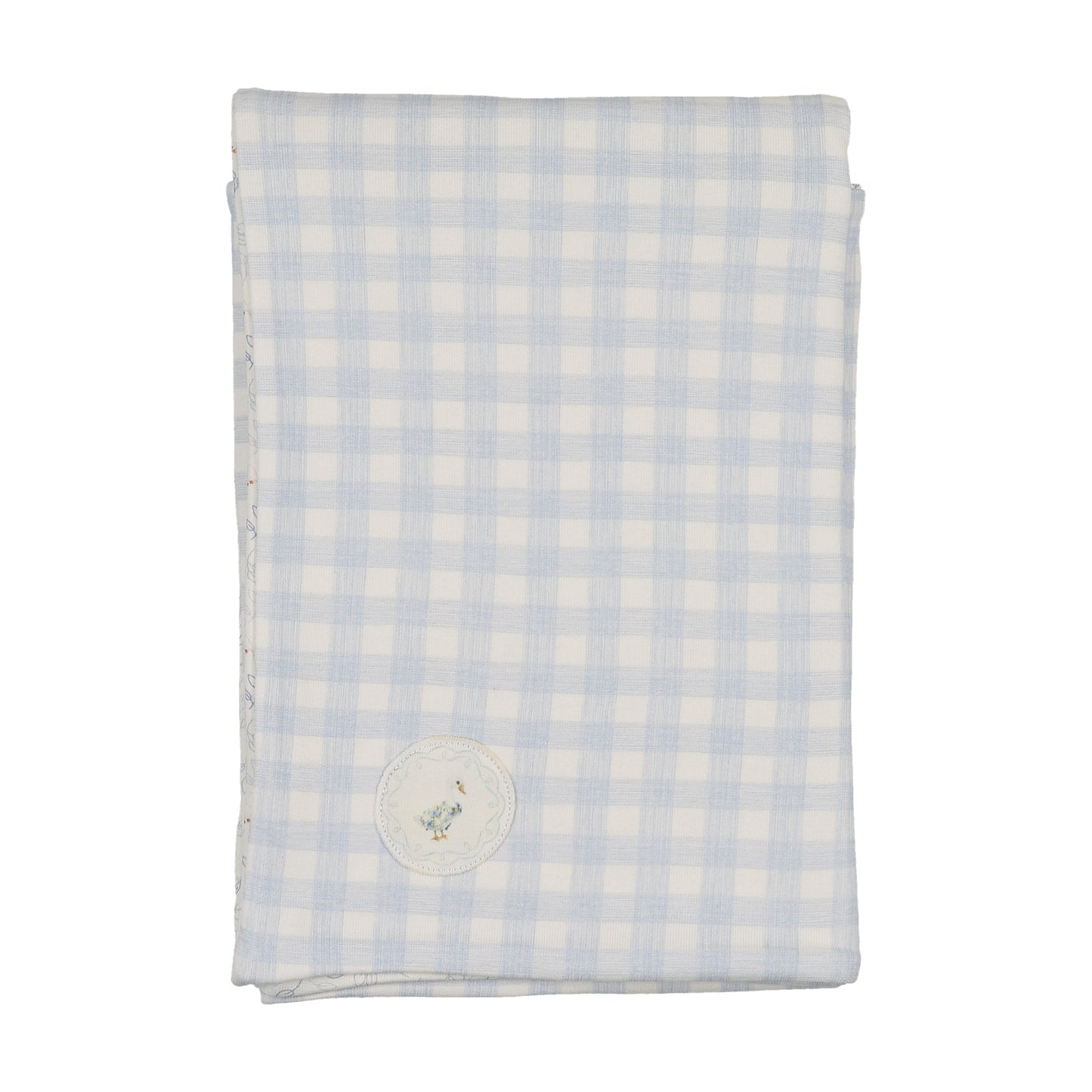 Layette Set Goose on Plaid