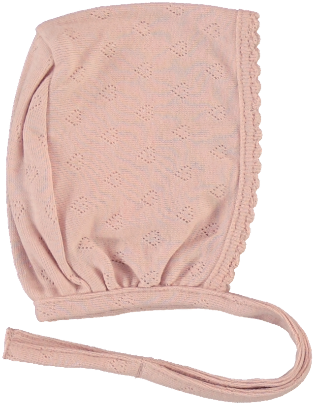 Bebe Heart Bonnet Blush Heart