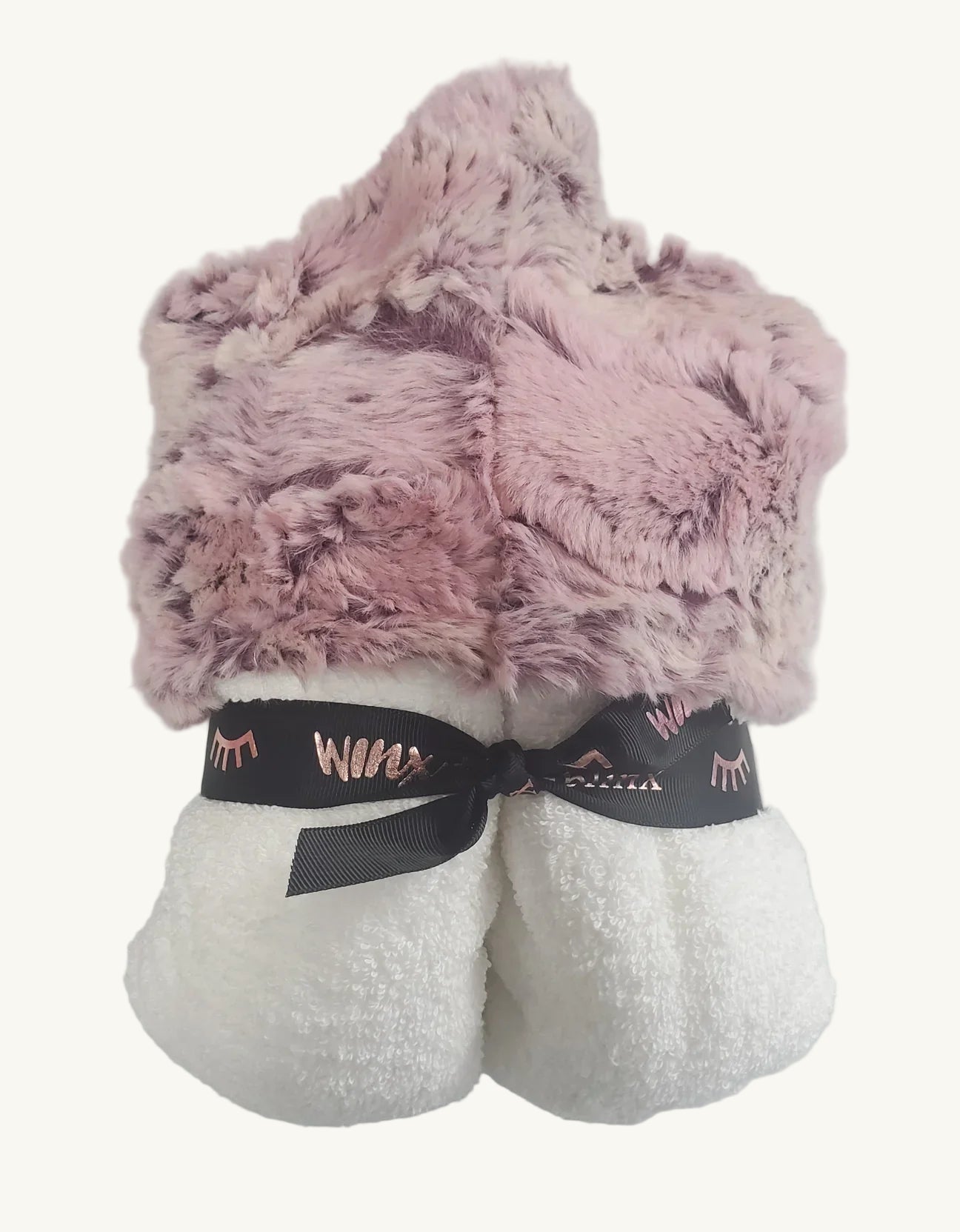 Wild Rabbit Mauve Hooded Towel
