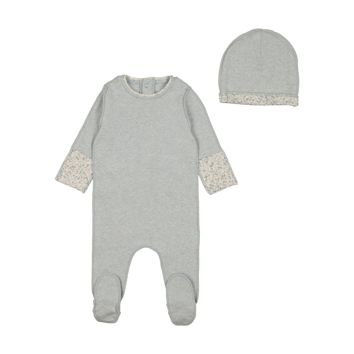 Footie Set Lemon Print Cuffs