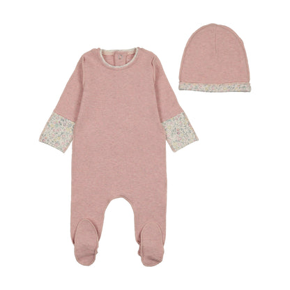 Footie Set Lemon Print Cuffs