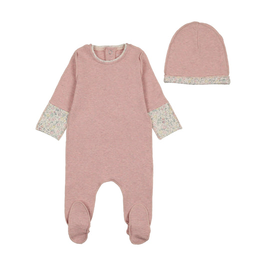 Footie Set Lemon Print Cuffs