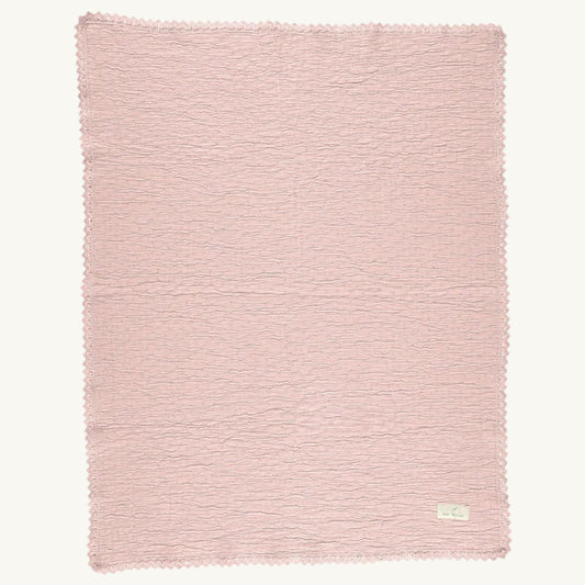 Lumi Blanket Chenille Dusty Rose