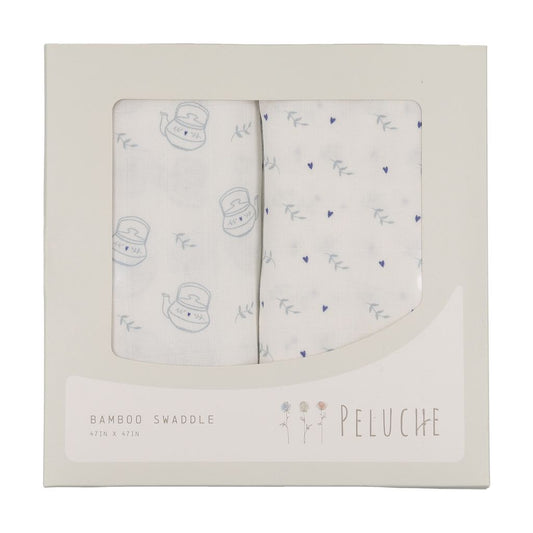 Swaddle Teakettle Blue 2 Pack