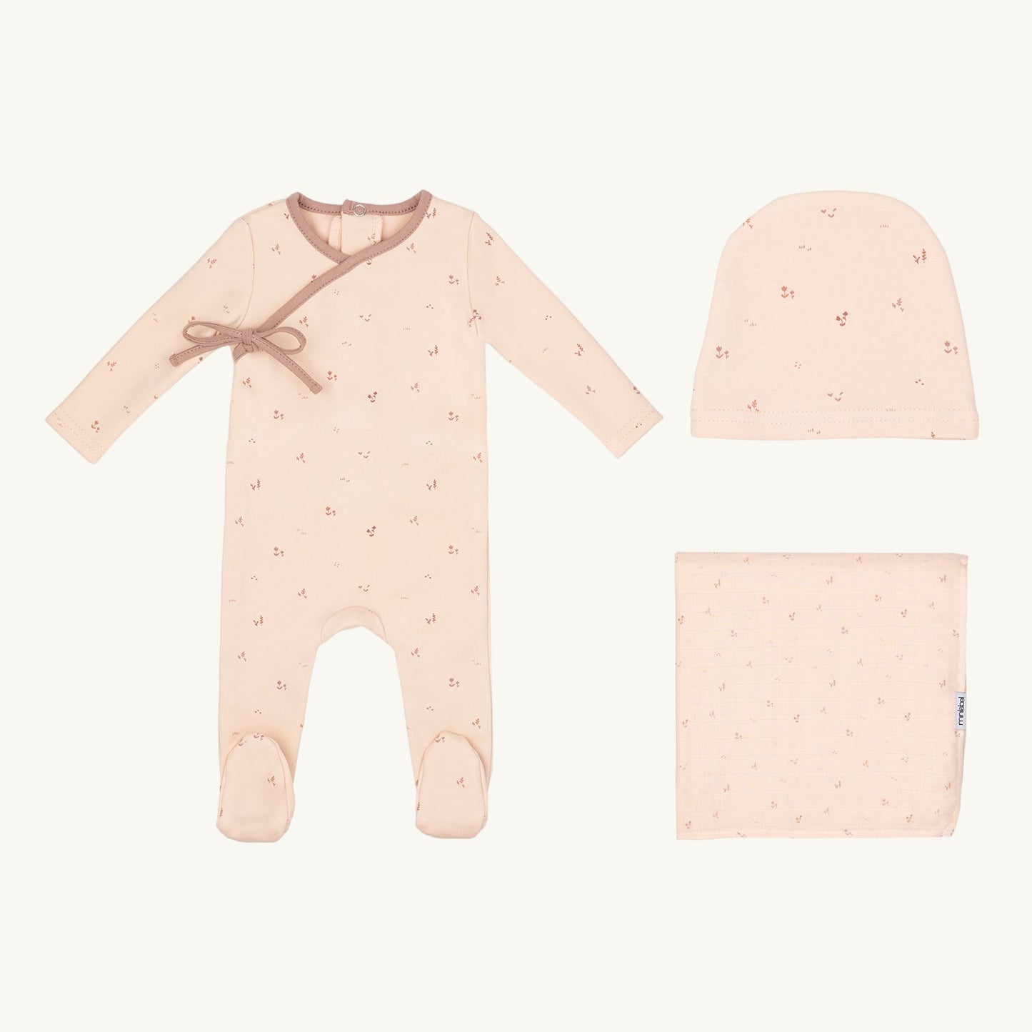 Girls Printed Layette Set