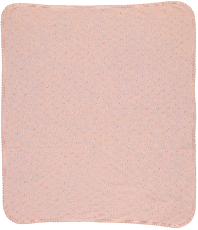 Bebe Heart Blanket Blush Heart