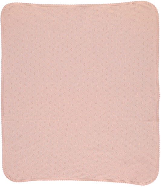 Bebe Heart Blanket Blush Heart