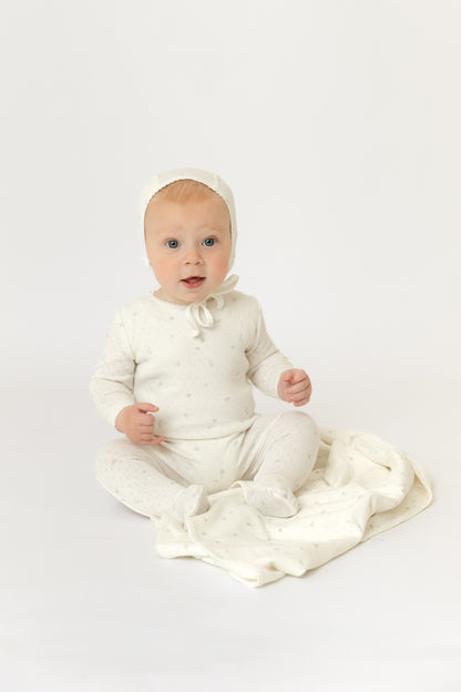 Layette Set Pointelle Flowers