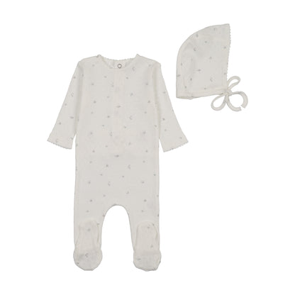 Layette Set Pointelle Flowers