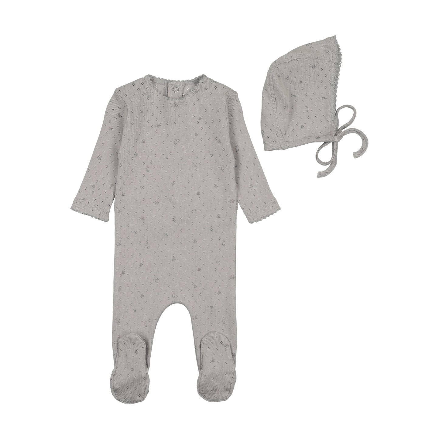 Layette Set Pointelle Flowers
