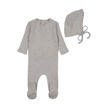 Layette Set Pointelle Flowers