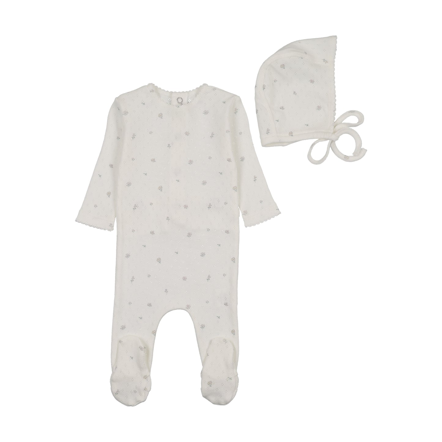 Layette Set Pointelle Flowers