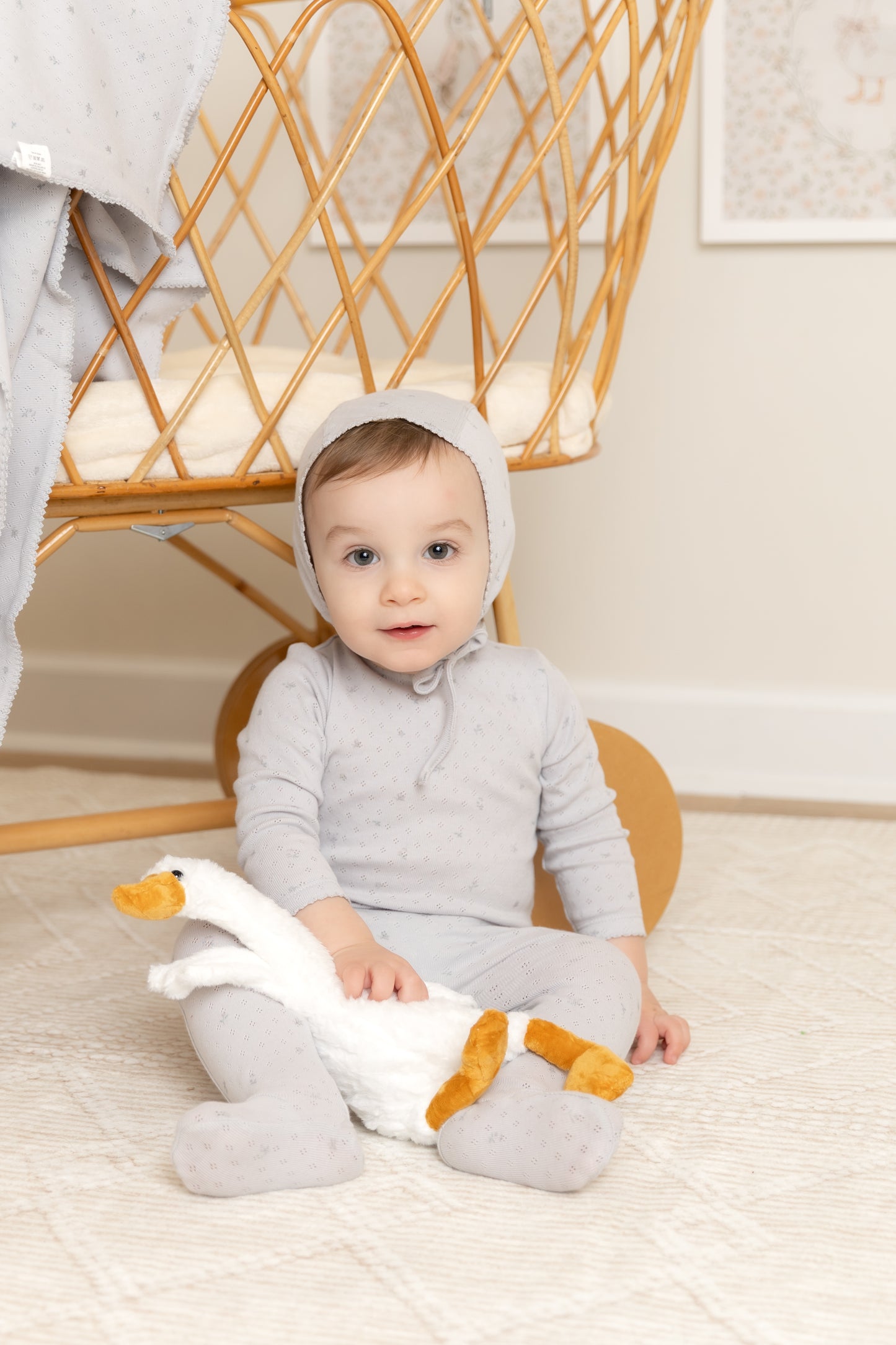 Layette Set Pointelle Flowers