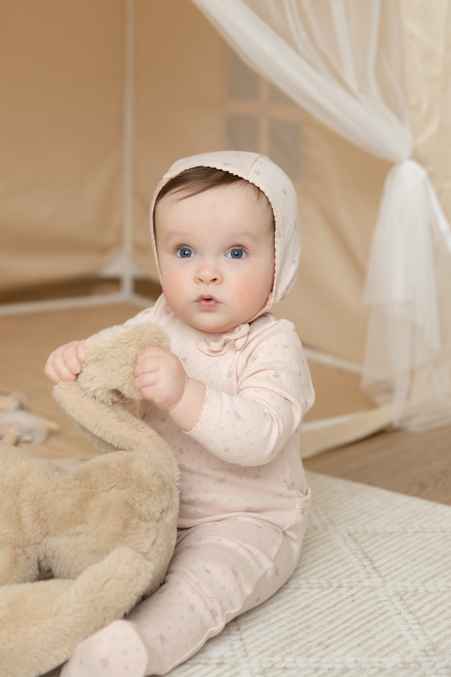 Layette Set Pointelle Flowers