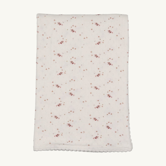 Pretty Petals-Ivory Girls Blanket