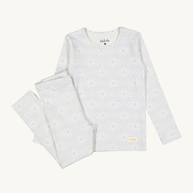 Sky Damask Pajama Set