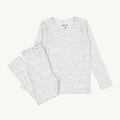 Sky Damask Pajama Set