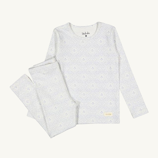 Sky Damask Pajama Set