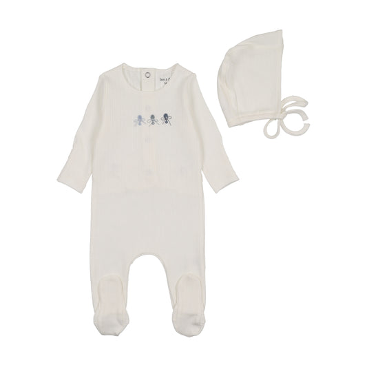 Layette Set Rattles Pointelle