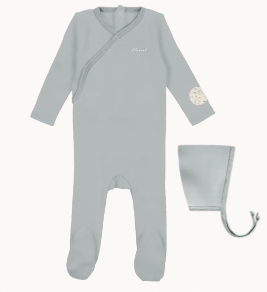 Footie Set Wrap with Patch