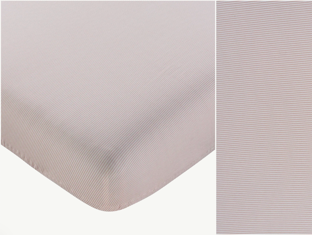 Portable Crib Sheet Carrera Pinstripe