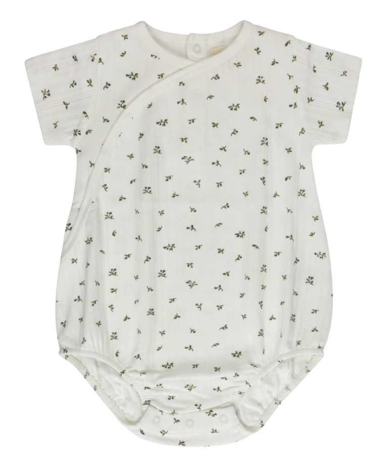 Romper Floral Pointelle