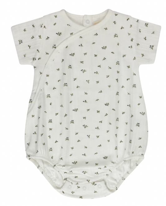 Romper Floral Pointelle
