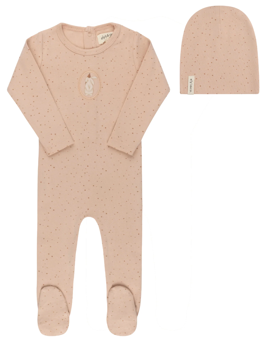 Footie Set Cotton Bunny
