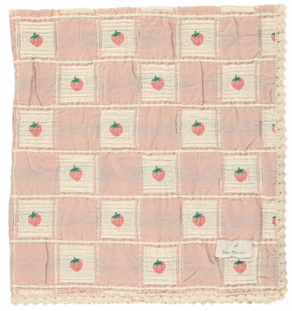 Blanket Strawberry Patchwork