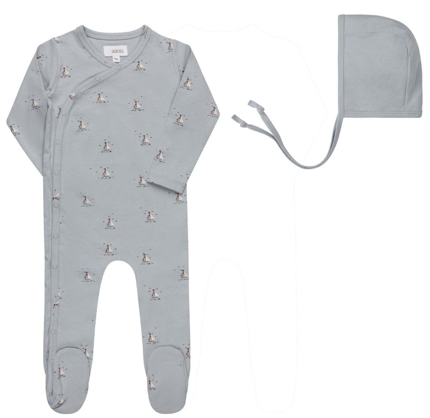 Footie Set Jersey Cotton Nautical