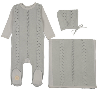 Layette Set Cable Front