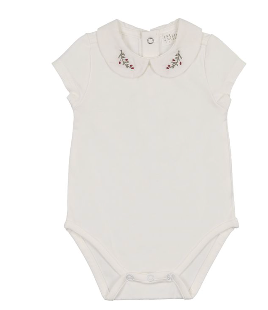 Onesie S/S Embroidered Collar