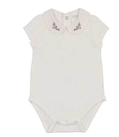 Onesie S/S Embroidered Collar
