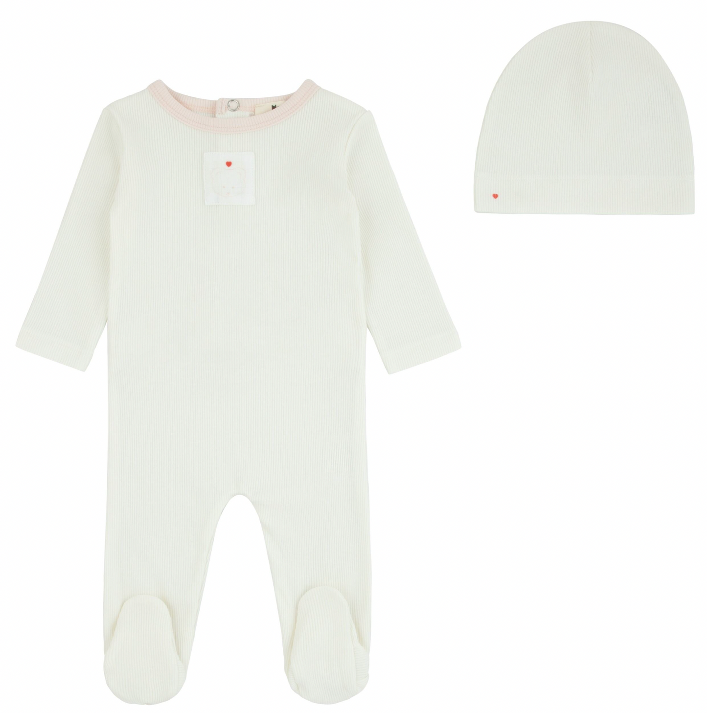 Footie Set Teddy Patch