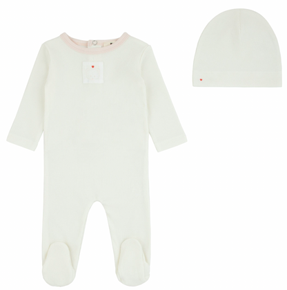 Footie Set Teddy Patch