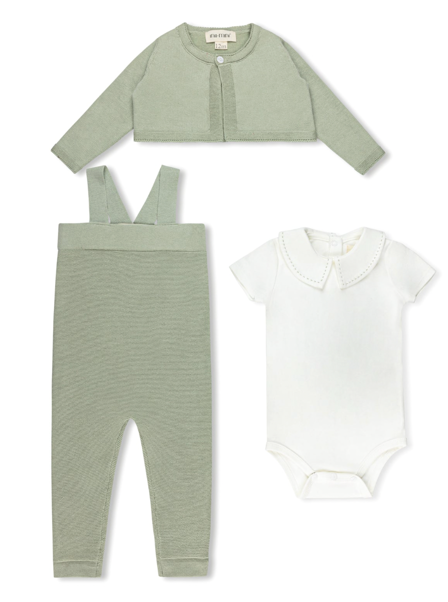 Outfit Set Knitted Love 3pc Set