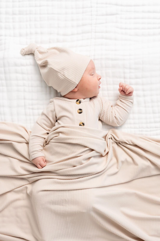 Swaddle Blanket Cove Ribbed