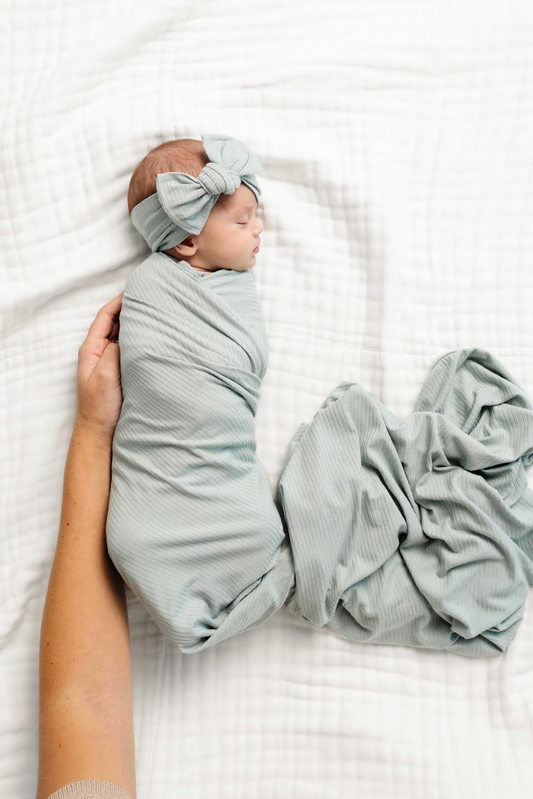 Swaddle Blanket Harper Ribbed