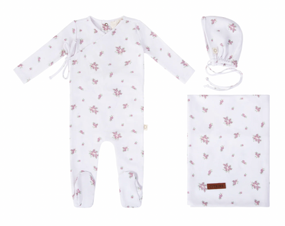 Layette Set Blueberry Bunches