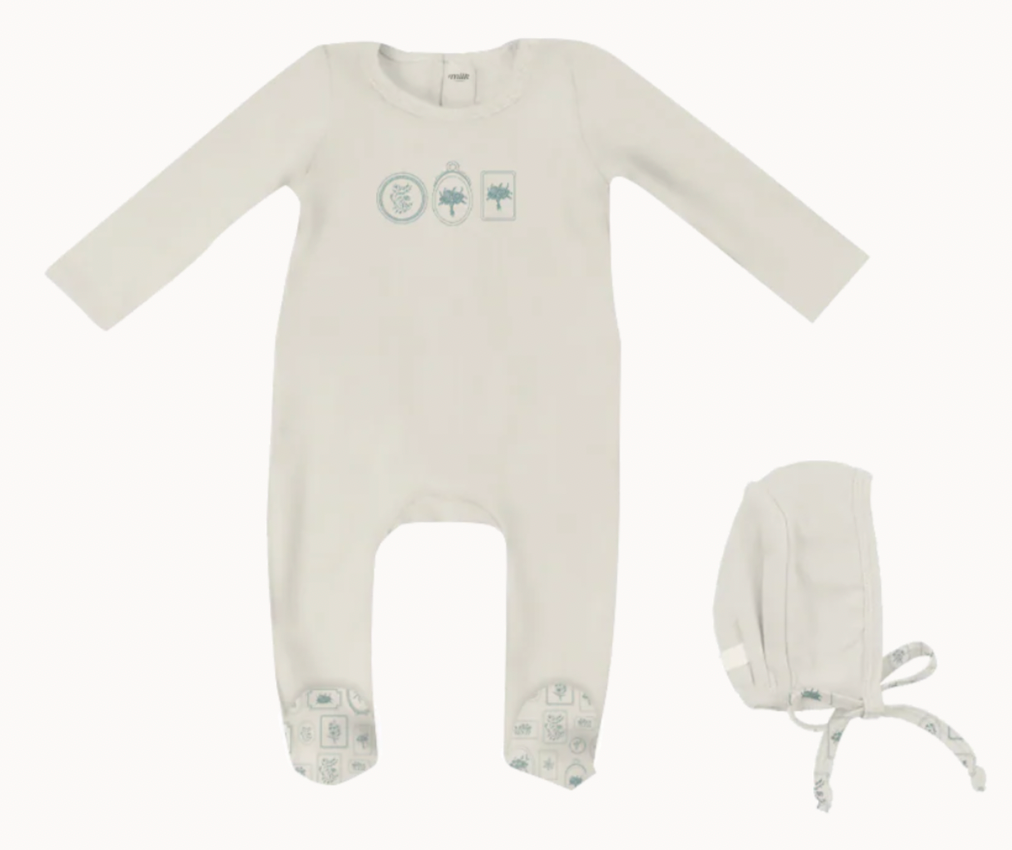 Footie Set Embroidery