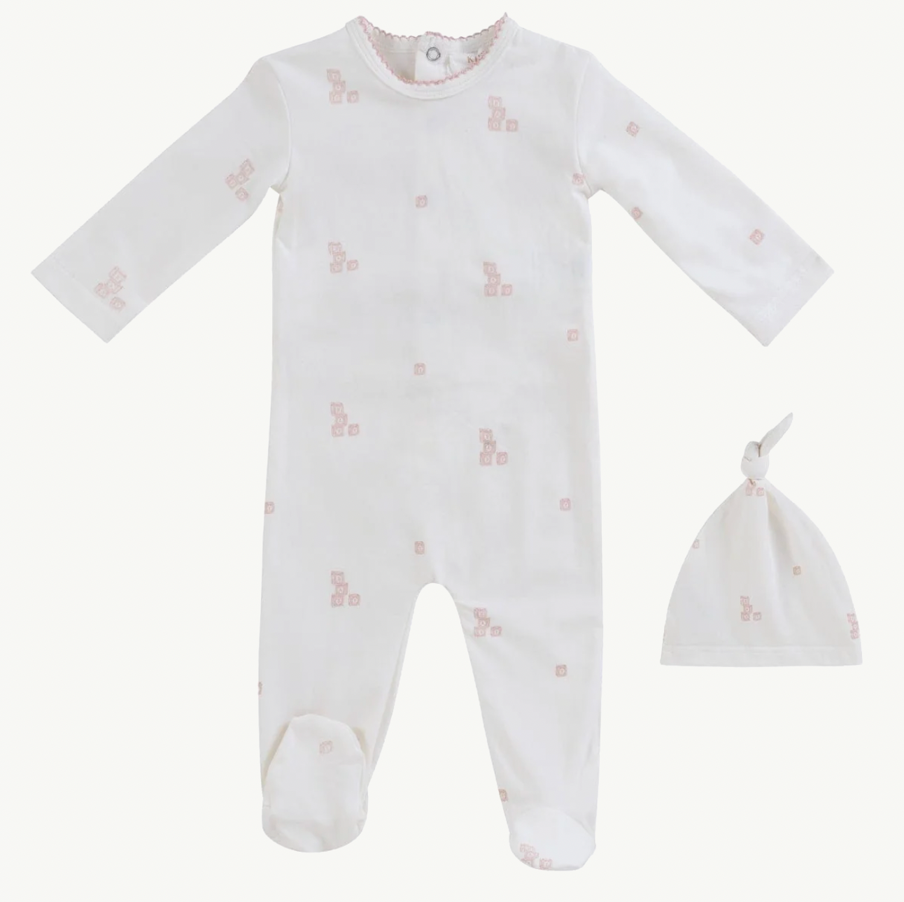 Footie Set Baby Blocks