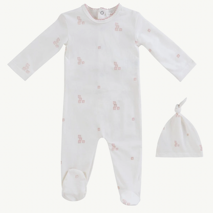 Footie Set Baby Blocks